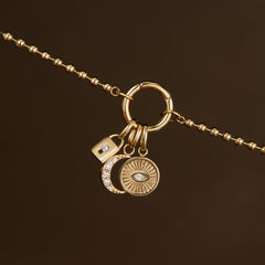 Ball Chain Charm Bracelet
