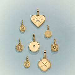 Heart Disc Pendant