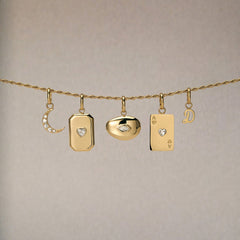 Mini Italic Initial Charm