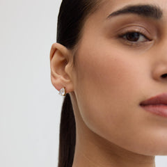 Classic Pear Solitaire Earrings