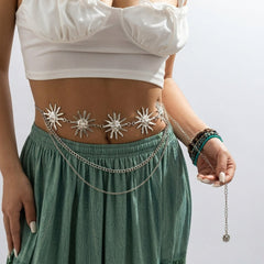 Adjustable Boho Sun Waist Chain