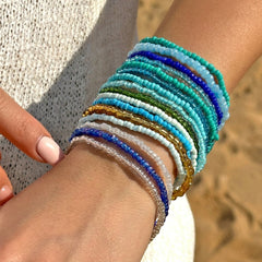 16-Piece Boho Multi Colored Casual Bracelets
