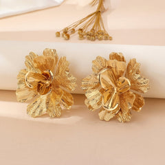 Statement Floral Dangle Earrings