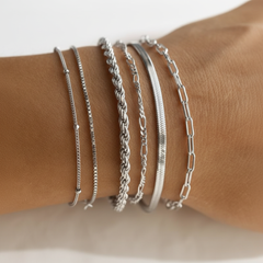 6-Piece Classic Bracelets Stack