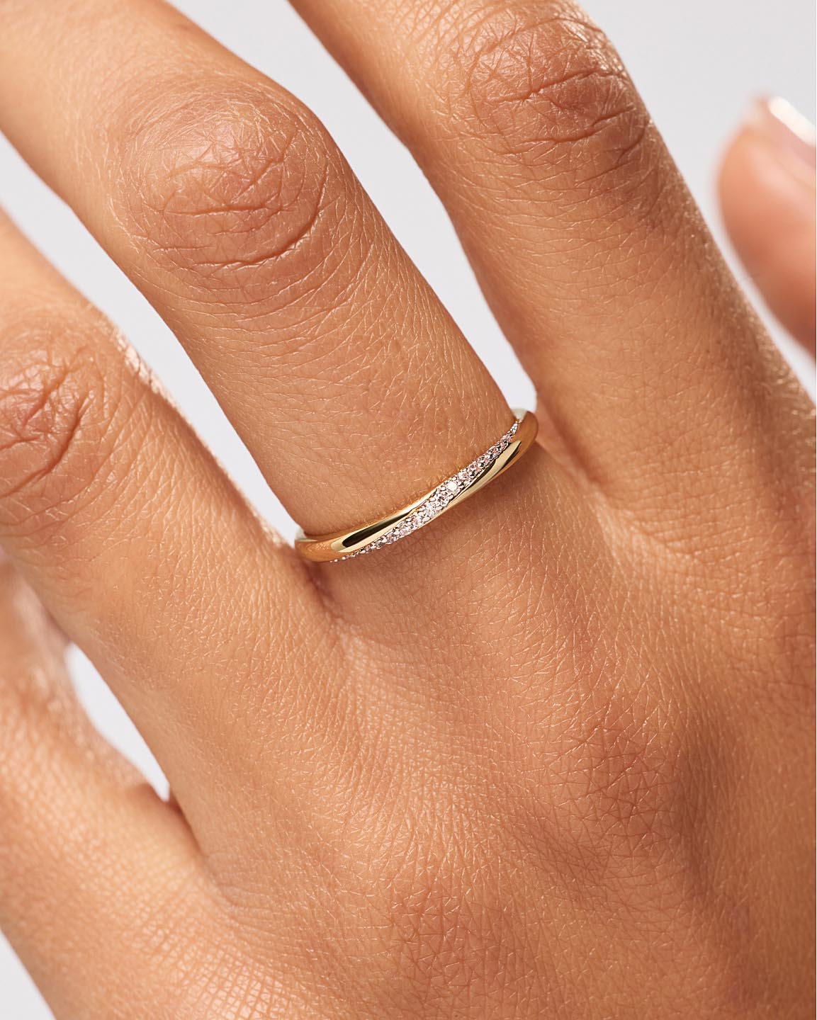 Gold Band Ring - Kira Dome Ring