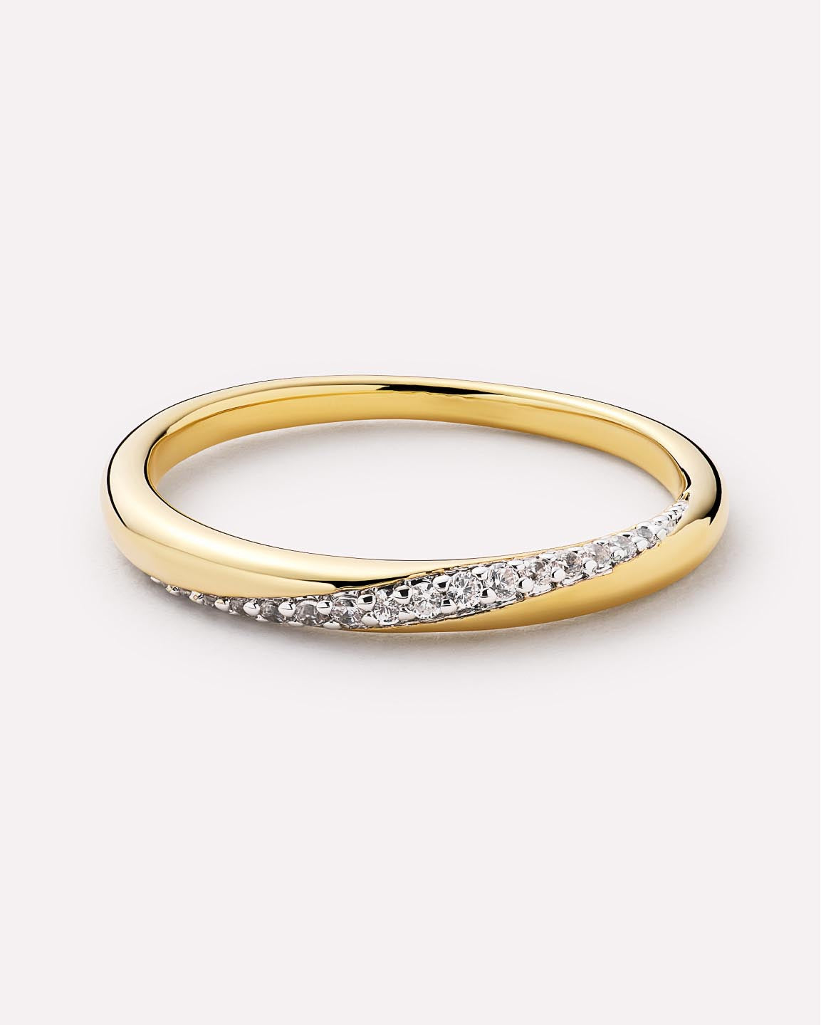 Gold Band Ring - Kira Dome Ring