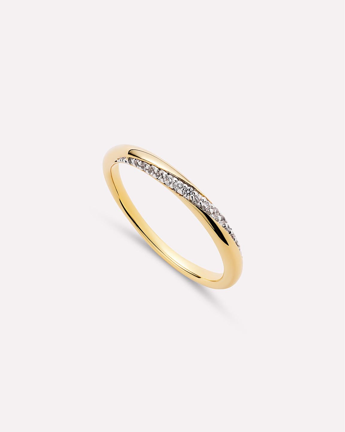 Gold Band Ring - Kira Dome Ring