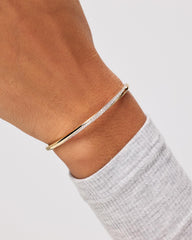 Gold Bangle Bracelet - Kira Bracelet
