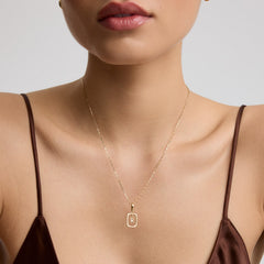Floating Initial Pendant
