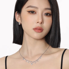 Nicolette Pavé Teardrop Choker Necklace