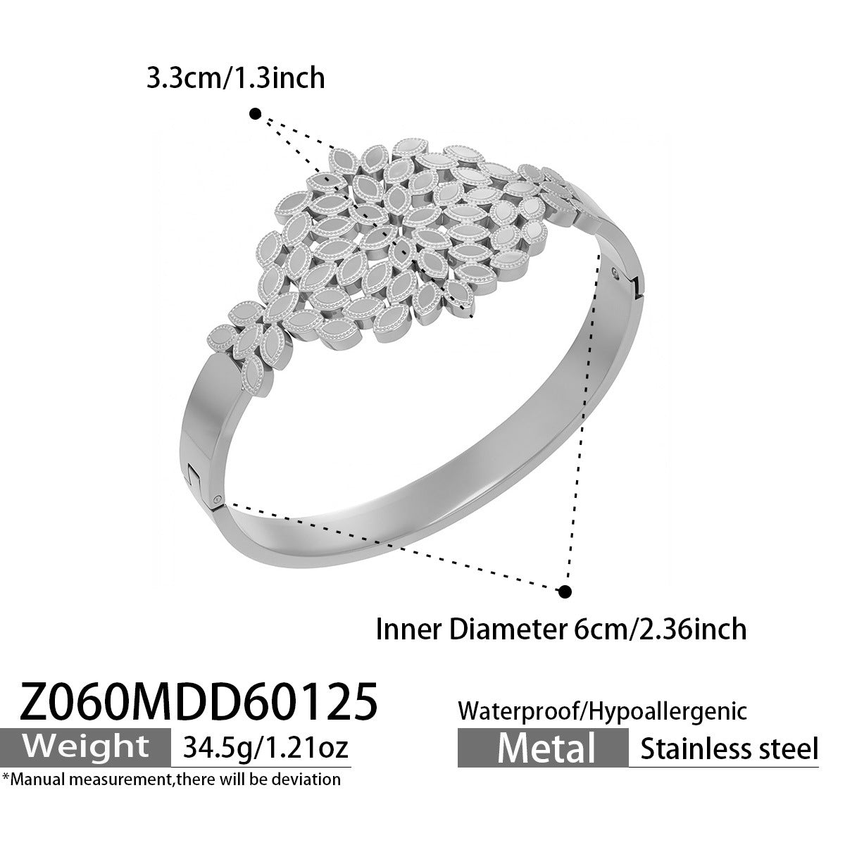 Wide Openwork Statement Bangle Designs