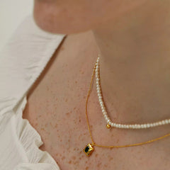Nicolette Pearl Choker Necklace No. 006715