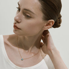 Marielle Turquoise Clover Necklace