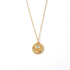 Enamel Eye Charm Pendant Necklace Designs