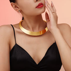 Polished Open Collar Necklace