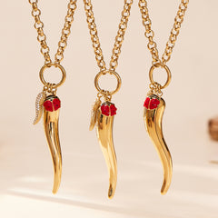 Pepper & Ladybug Charm Necklace