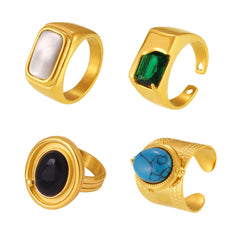 Cubic Zirconia and Sculptural Ring Designs