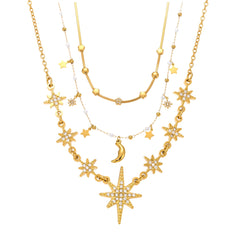 Celestial or Floral Charm Necklace