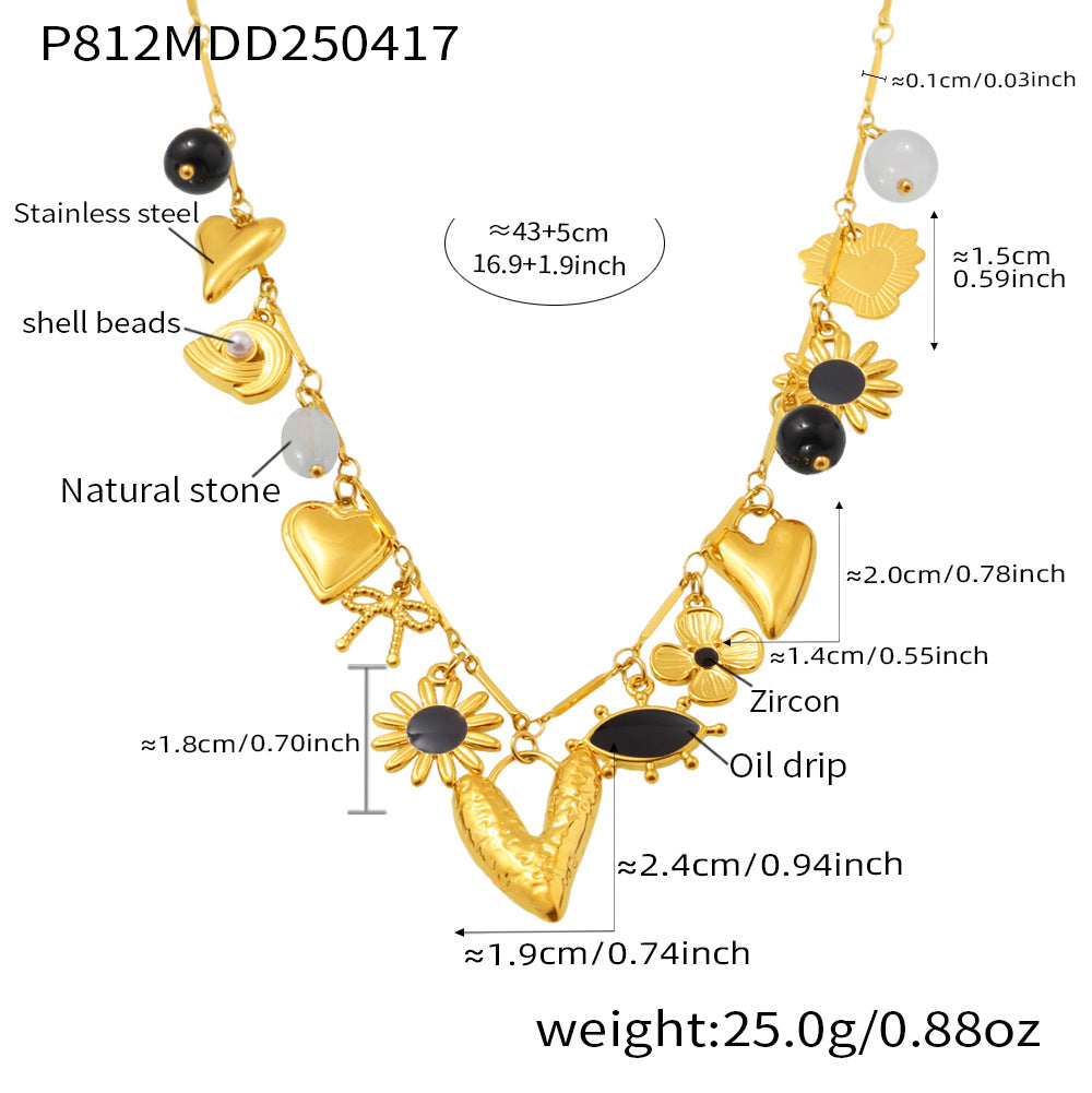 Gold-Tone Mixed Charm Necklace or Pendant Pack