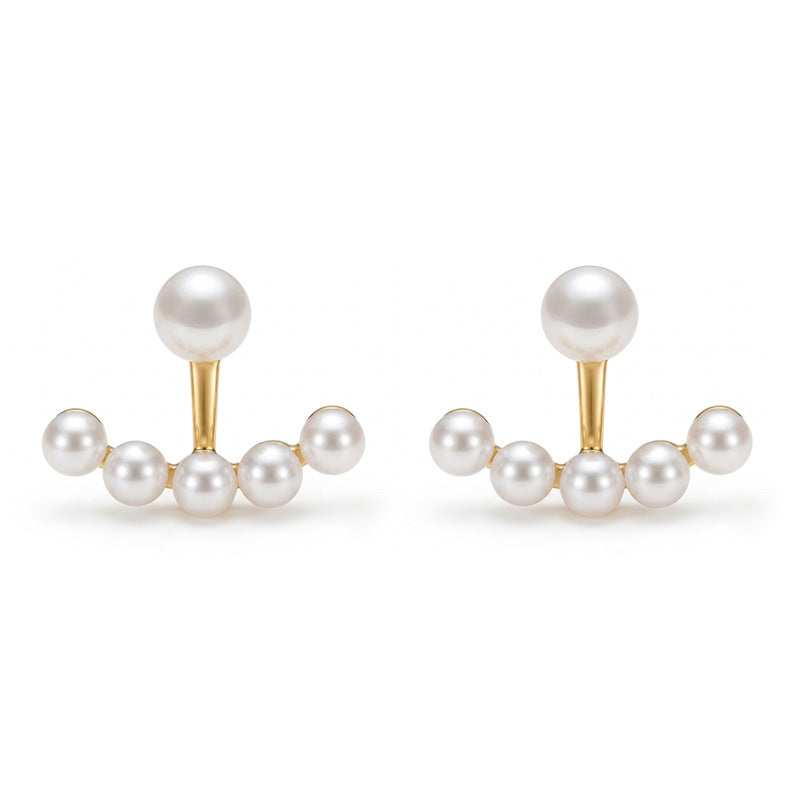 Nicolette Dainty Pearl Stud Earrings