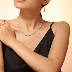 Pastel Natural Stone Beaded Necklace
