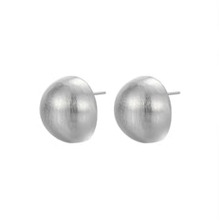 Marielle Brushed Sphere Stud Earrings