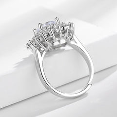 Lumière Charm Ring on a clean background