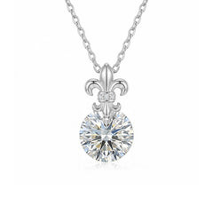 Nadine Vintage-Inspired Pavé Pendant Necklace