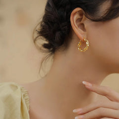 Marielle Vintage-Inspired Hoop Earrings No. 396283