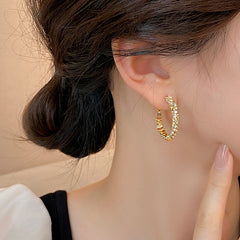 Daphne Vintage-Inspired Pavé Stud Earrings No. 431547