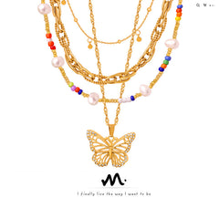 Geometric Chain Necklace or Bracelet Collection