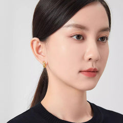 Daphne Modern Huggie Earrings