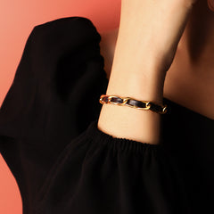 Cord and Chain Bracelet