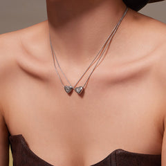 18K Gold-Plated Heart Initial Pendant Necklace