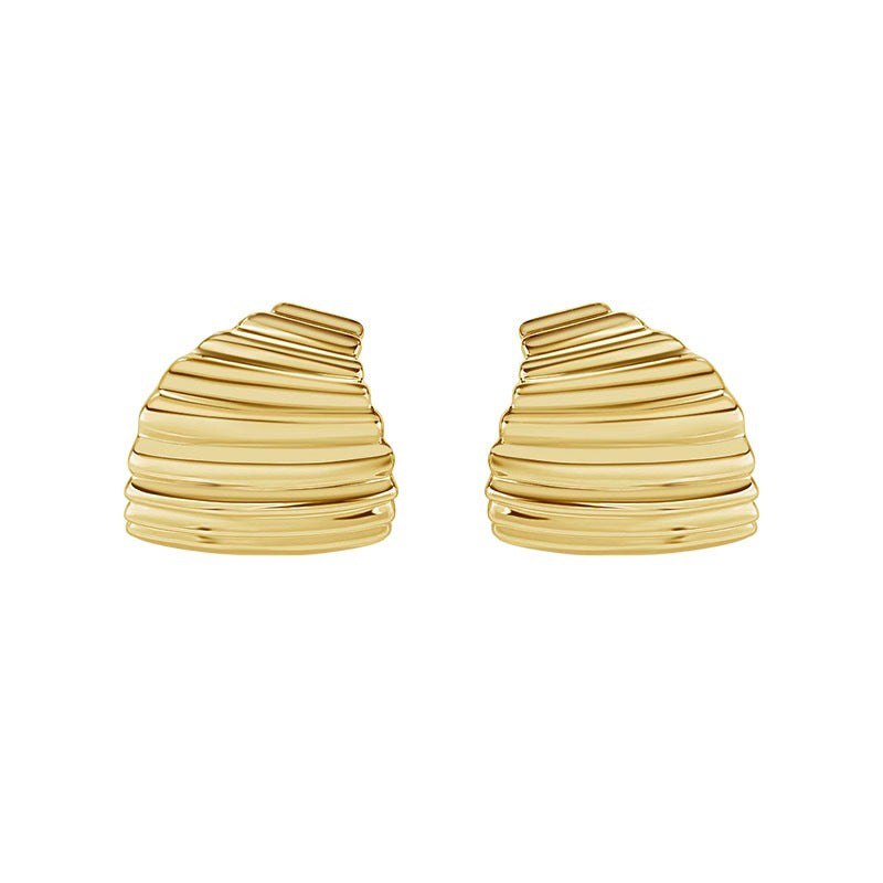Camille Sculptural Stud Earrings