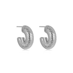 Nadine Geometric Hoop Earrings