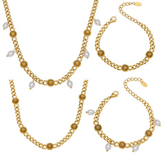 Beaded Charm Chain Necklace or Bracelet