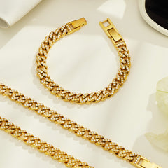 Cubic Zirconia Tennis Jewelry and Extension Clasp