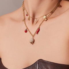 Bell and Charm Necklace or Bracelet