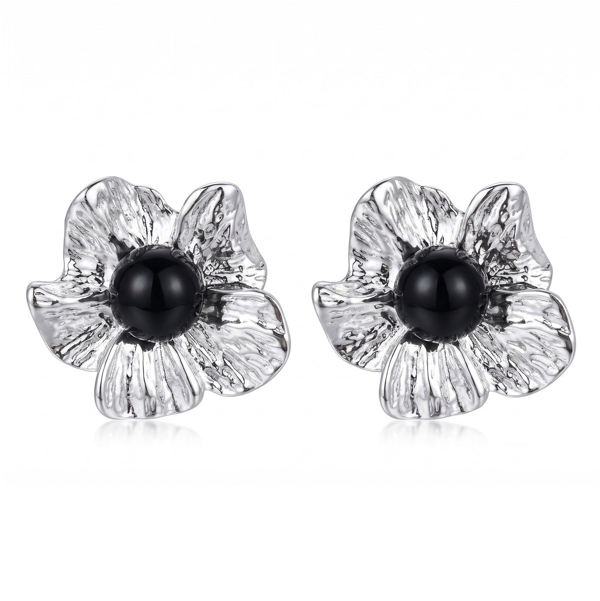 Nicolette Vintage-Inspired Floral Stud Earrings