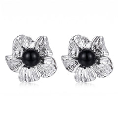 Nicolette Vintage-Inspired Floral Stud Earrings