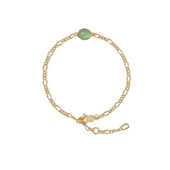 Daphne Minimalist Green Aventurine Bracelet