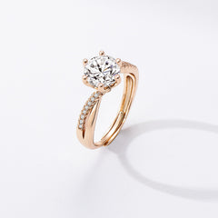 Lumière Charm Ring on a clean background