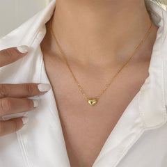 Camille Minimalist Heart Necklace