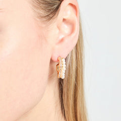 Nicolette Vintage-Inspired Pearl Pavé Stud Earrings No. 877435