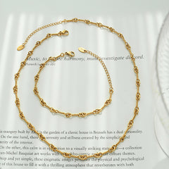 Interlocking Link Necklace & Bracelet