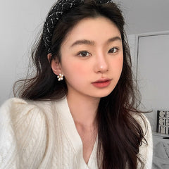 Marielle Vintage-Inspired Pearl Floral Stud Earrings