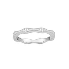Daphne Vintage-Inspired Pavé Floral Adjustable Ring