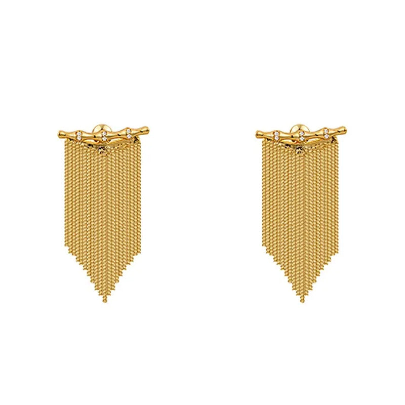 Marielle Vintage-Inspired Tassel Drop Earrings