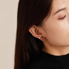 Camille Vintage-Inspired Enamel Stud Earrings